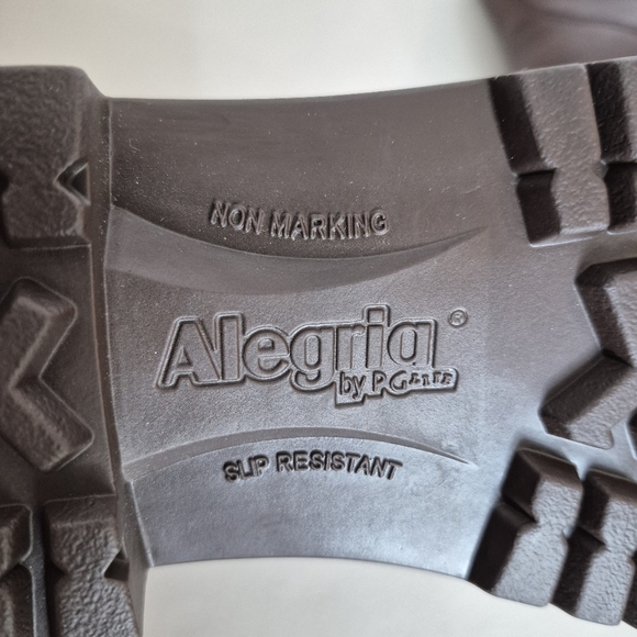 Alegria Women's Rorie Java Leather Ankle Bootie w/ Double Zipper - Size 9 / 39 - Picture 13 of 15